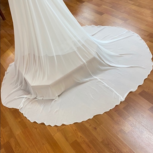 ✔️ ivory-silver wedding gown - Picture 6 of 8